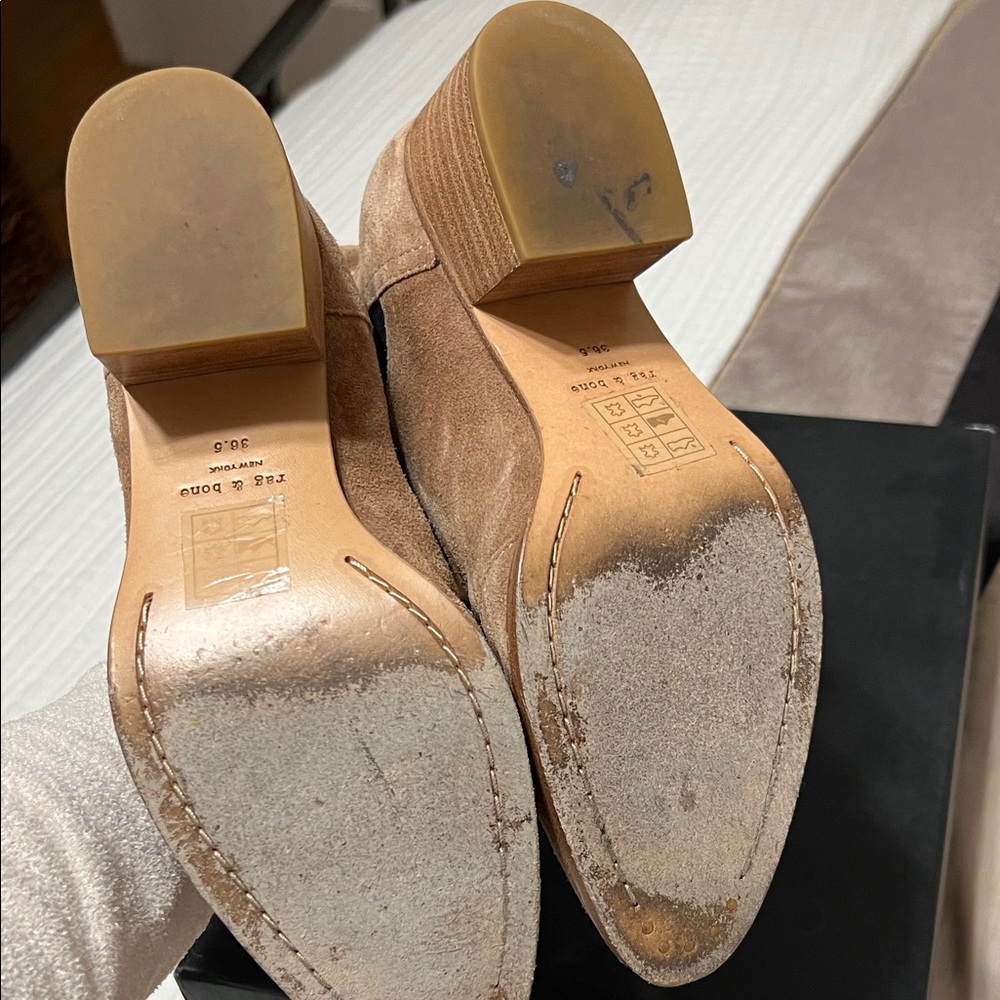 Rag & Bone Walker bootie camel suede - Picture 5 of 8